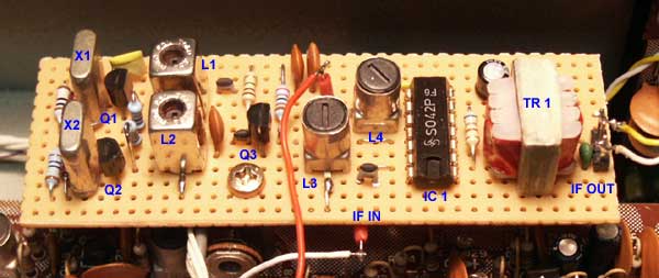 The finished DRM FET Oscillators and Mixer