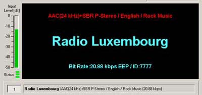 Radio Luxembourg transmission in English from Juelich, Germany