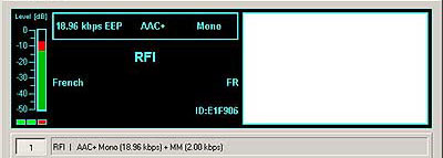 Smartcast test transmission from Radio France International