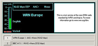 WRN Europe from London on 26000 kHz