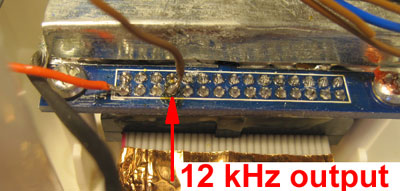 Location of the 12 kHz IF output in the DR111